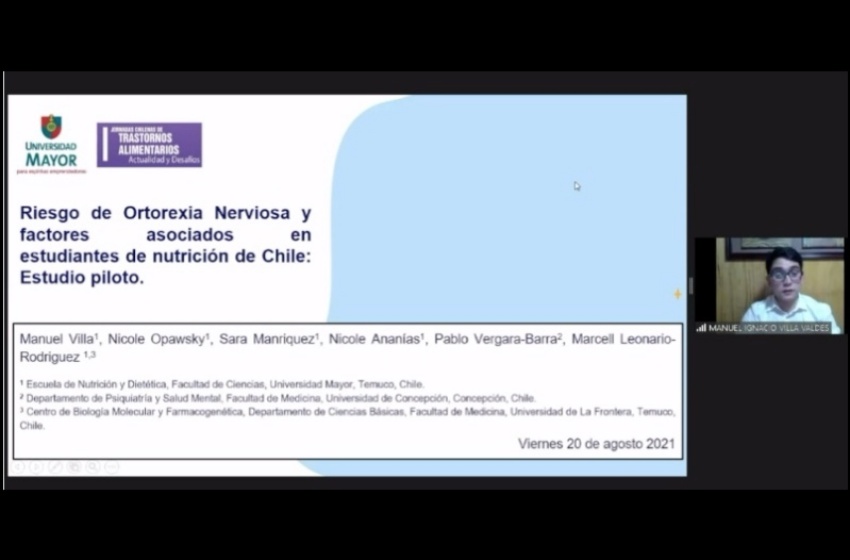 Trabajo de estudiantes de Nutrición y Dietética obtiene primer lugar en jornada de trastornos alimentarios